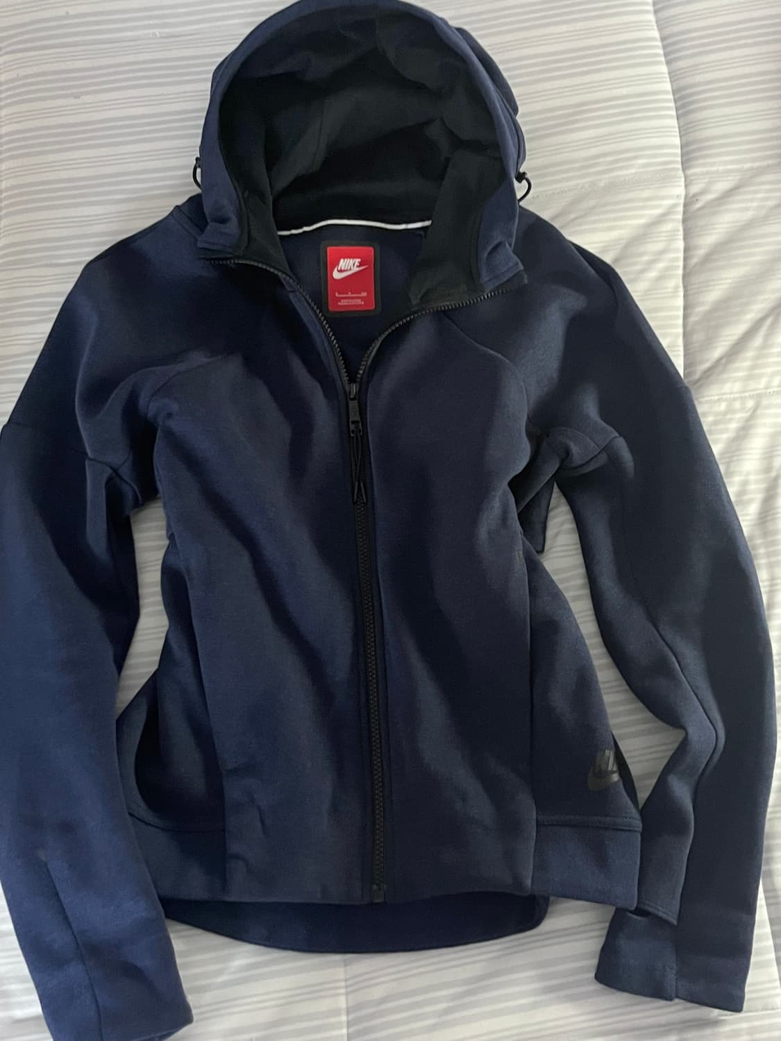 나이키 네이비 슬림핏 워머 후드집업 상품이미지1