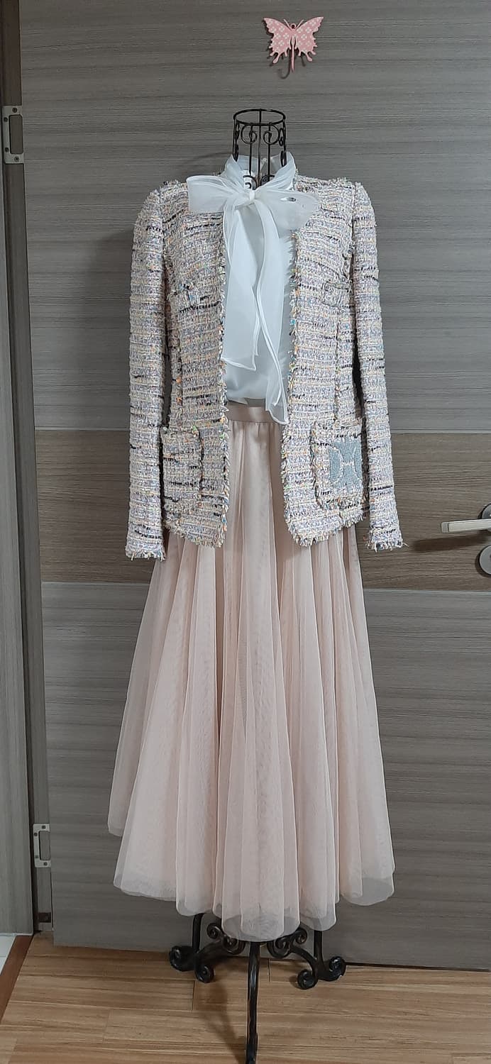 듀엘 트위드 자켓 상태굿  상품이미지1