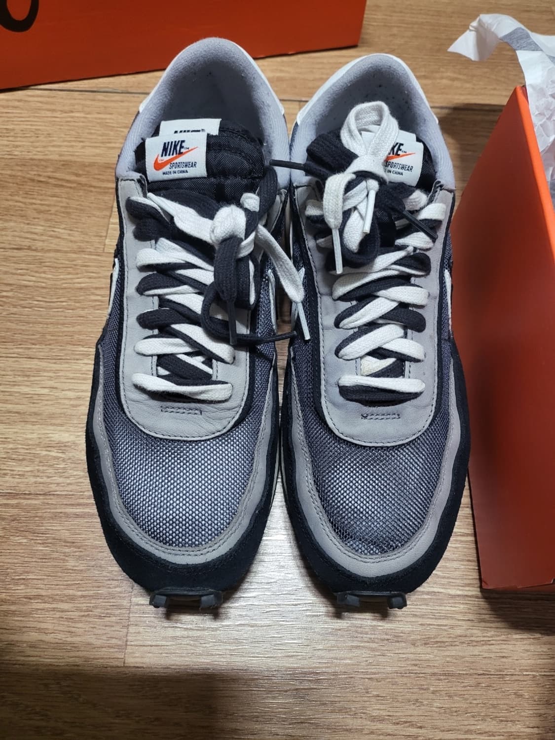 [295]나이키x사카이LD와플 블랙 상품이미지2