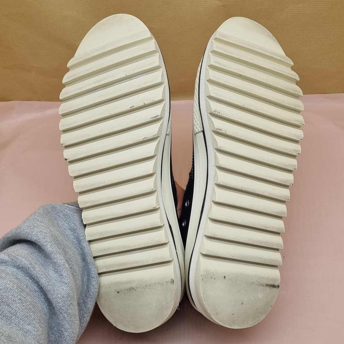 COAVESPOT 플랫폼 블랙 하이탑 270 상품이미지3