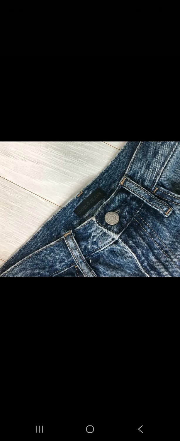 유니클로 앞트임 청치마 상품이미지3