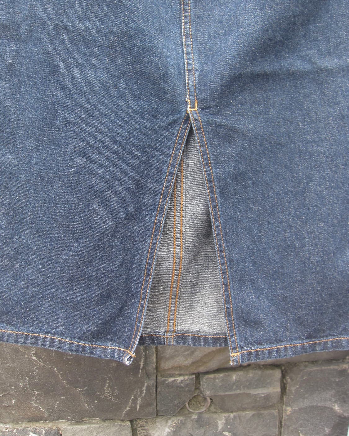 vintage denim midi skirt 상품이미지2