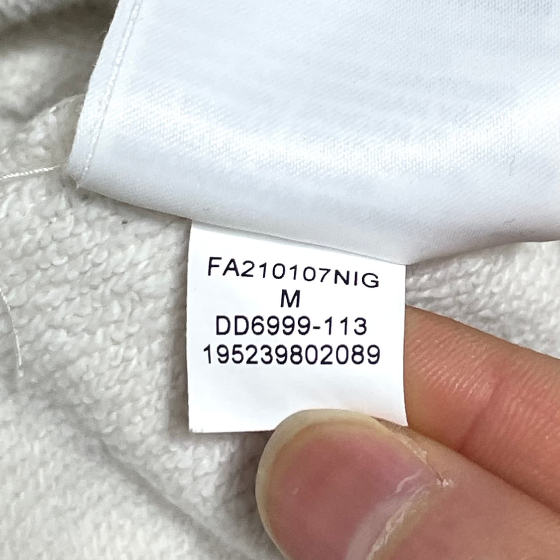 나이키 조던 점프맨 오트밀 크롭 후드티 여성M 상품이미지5