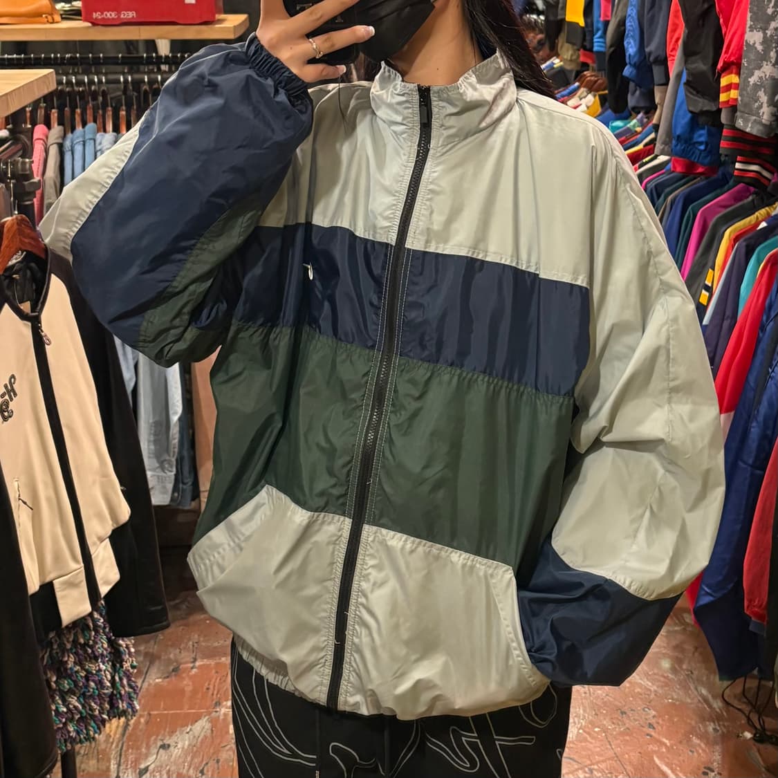 [HI] nike 바람막이 그레이 상품이미지3