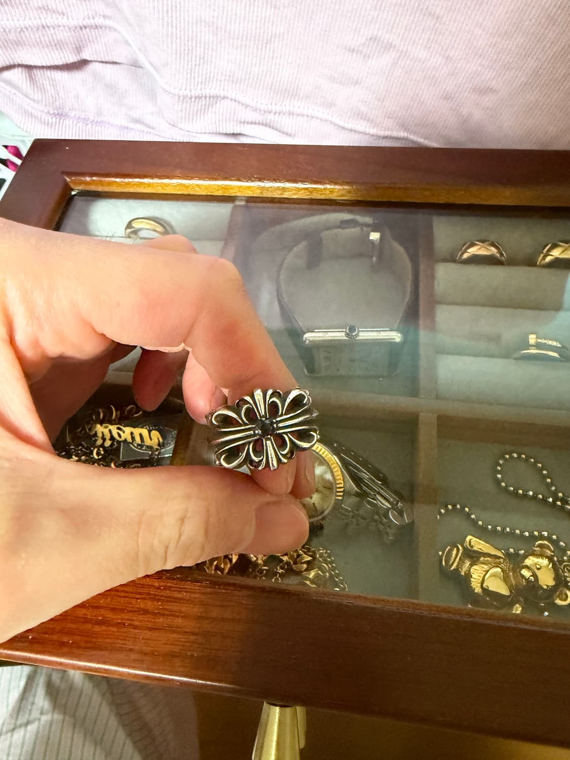 크롬하츠 더블플로랄링 us6 12호 상품이미지1