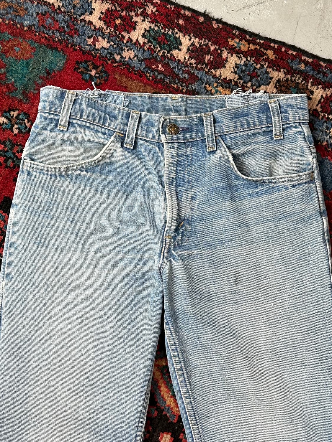 70's USA Made 빈티지 리바이스 684 벨바텀 부츠컷 데님 상품이미지5