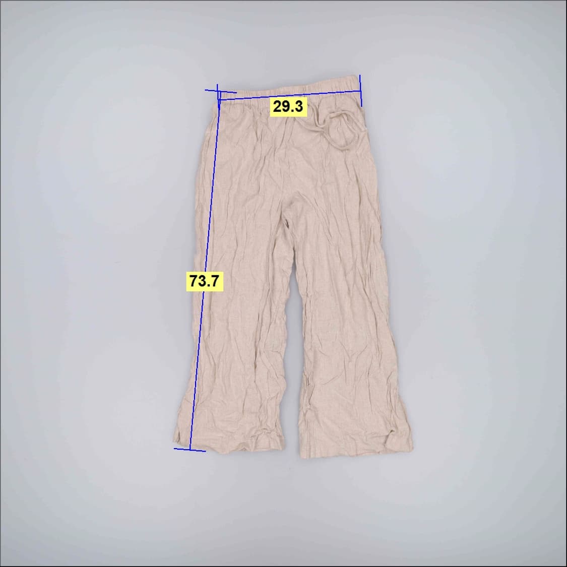 실측확인 빈티지 여성 린넨팬츠 0602H 상품이미지4