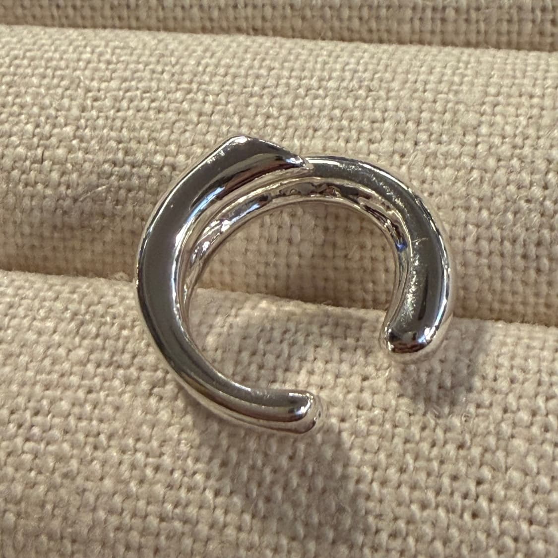 새상품 여성 신주 투라인 굴곡 귀찌 귀걸이 상품이미지5