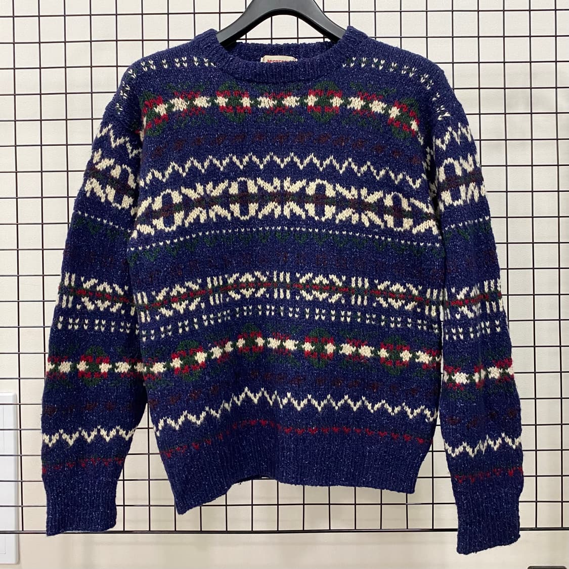 맥그리거 울 패턴 니트 상품이미지1