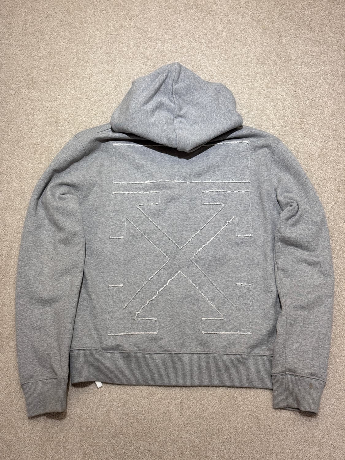 Off-White 후드집업 그레이 상품이미지2