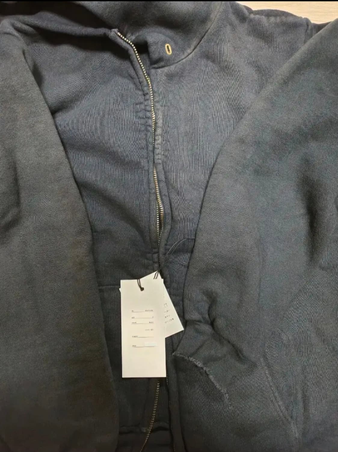 25ss 아프레쎄 빈티지 후드집업 블랙 2사이즈 판매합니다 상품이미지2