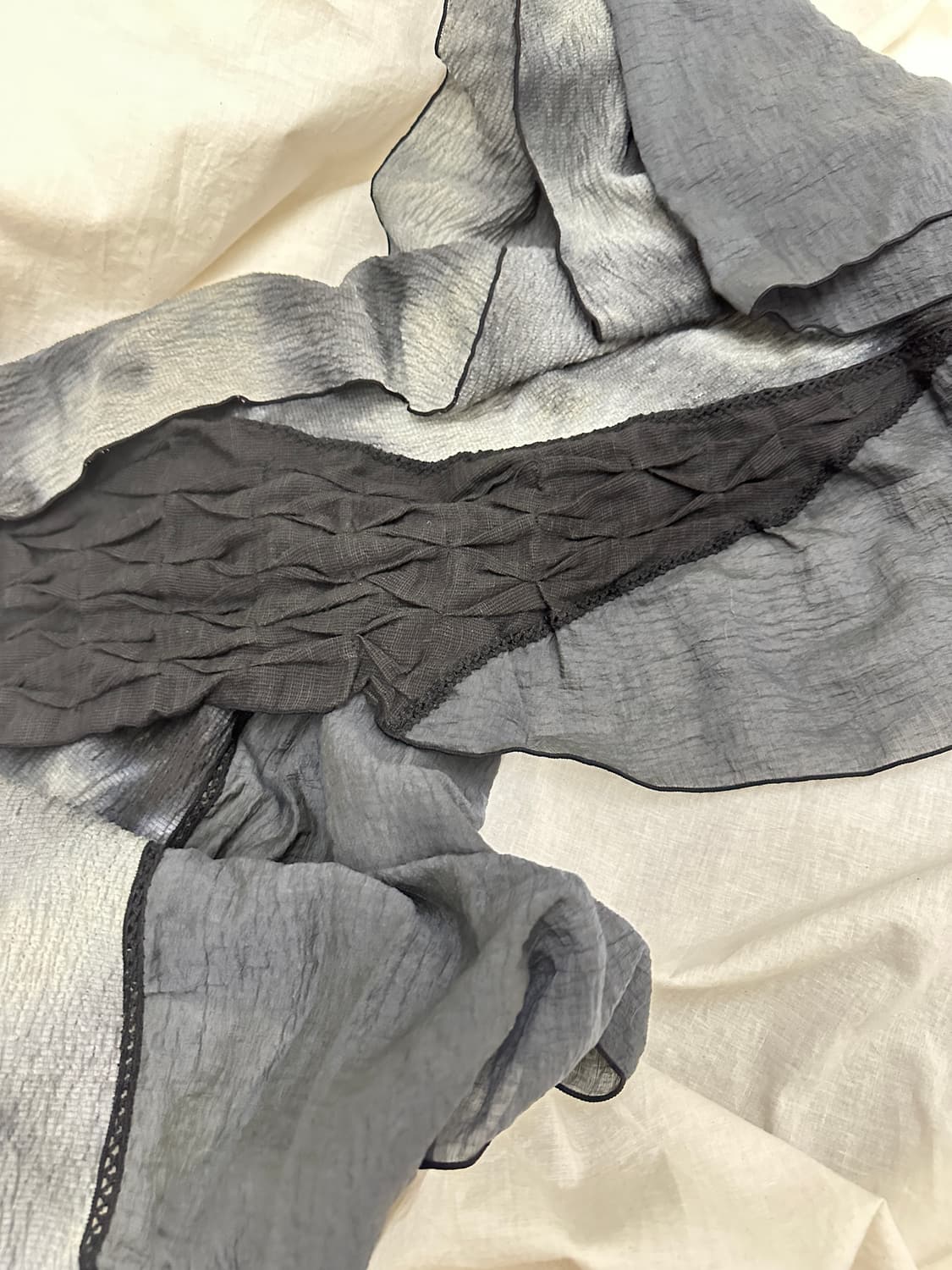 엑슬림 엑슬디아 01 스카프 차콜 상품이미지4