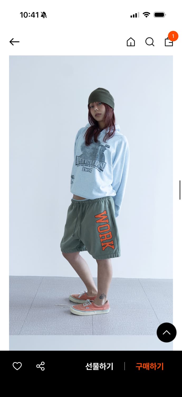 캐주얼 매뉴얼 벌룬 반바지 카키 상품이미지1
