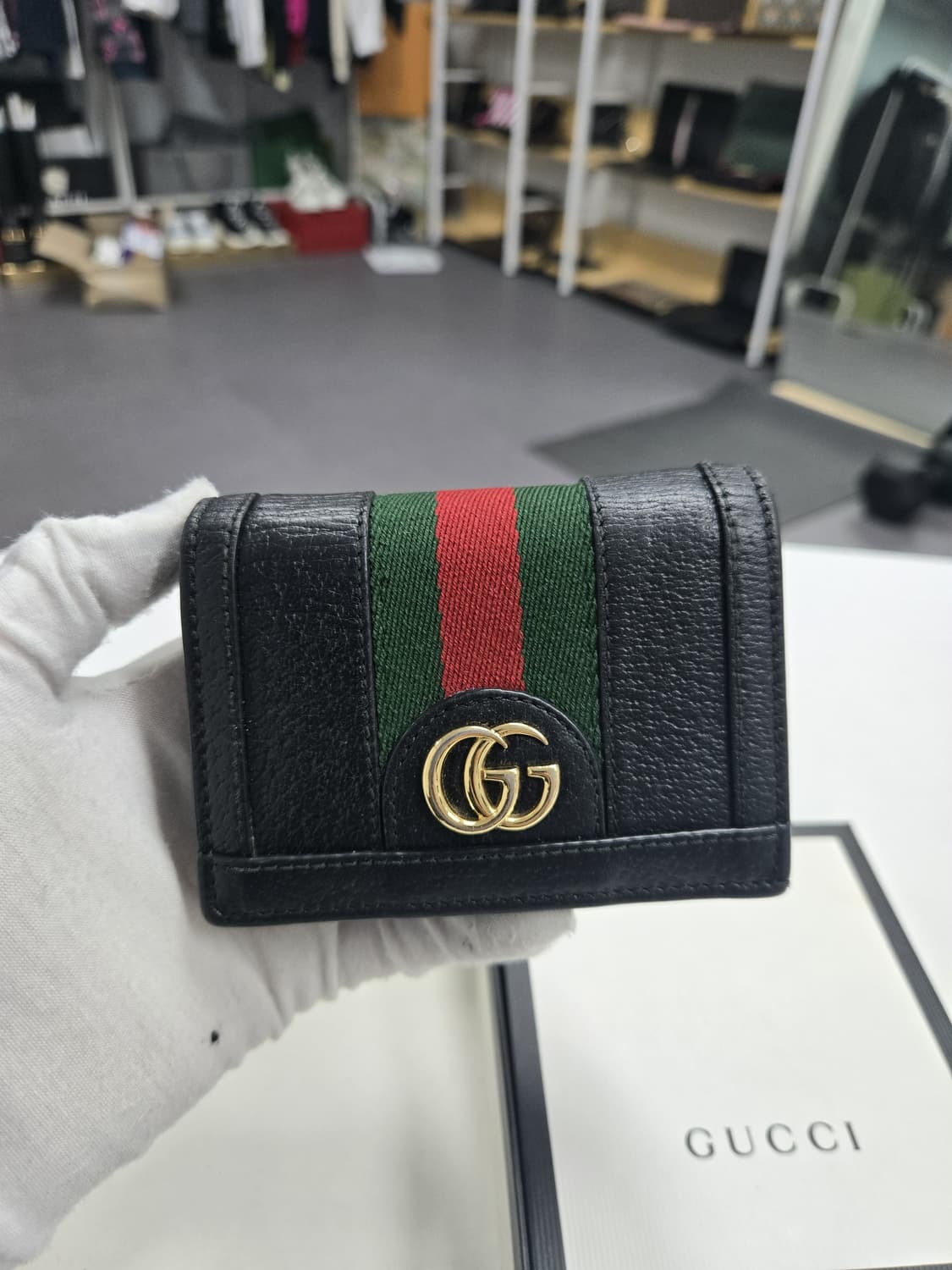 [A급컨디션]구찌 오피디아 GG 반지갑 상품이미지1