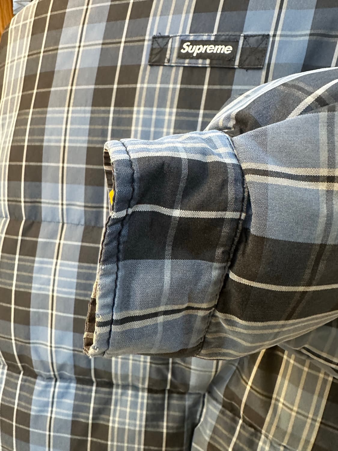슈프림 체크 푸퍼 패딩 자켓 상품이미지8