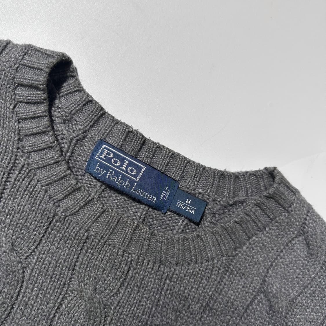 폴로 랄프로렌 케이블 라운드 니트 상품이미지4