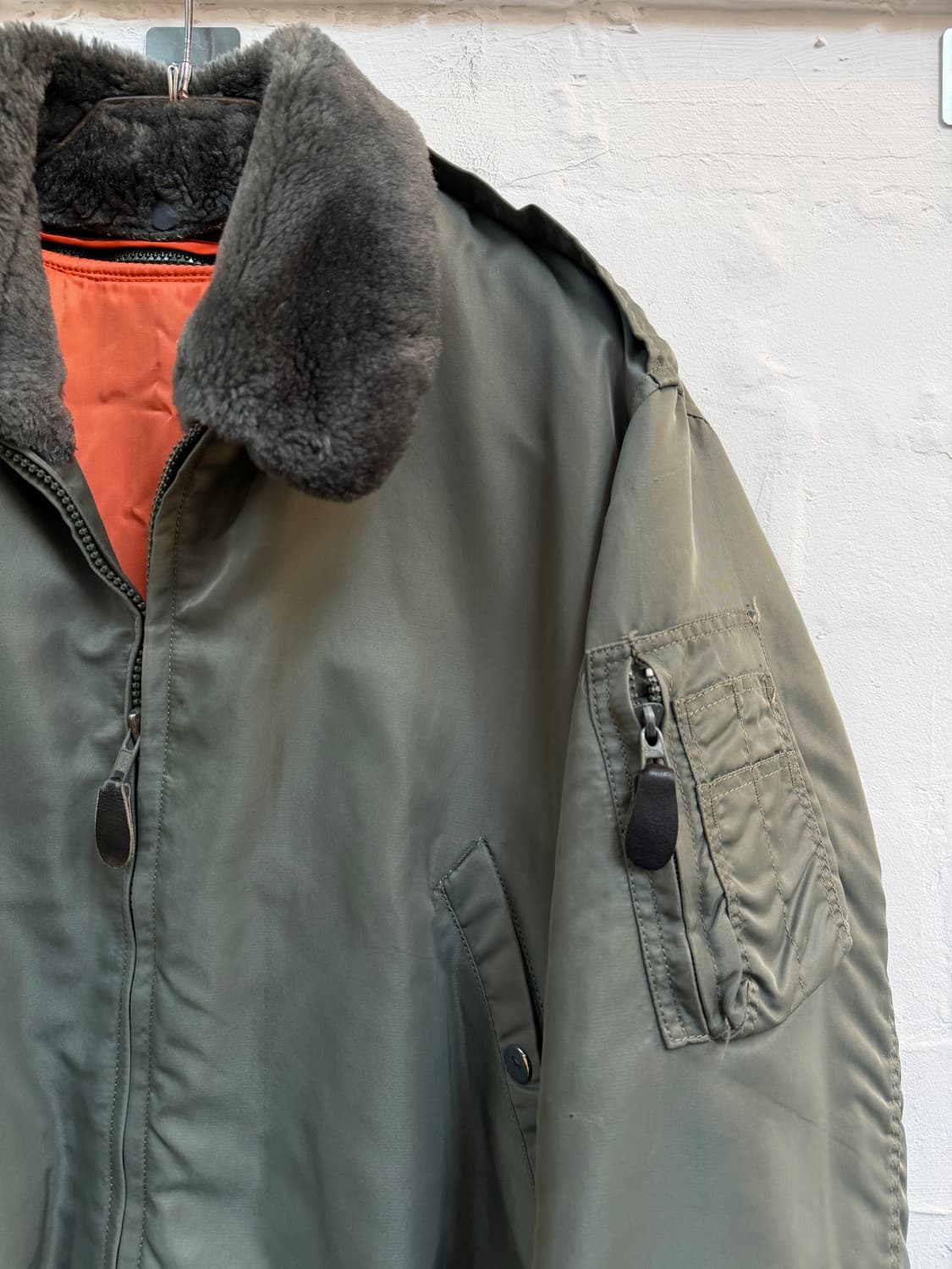 Military 80s 군용 장교 플라이트 자켓 잠바 상품이미지2