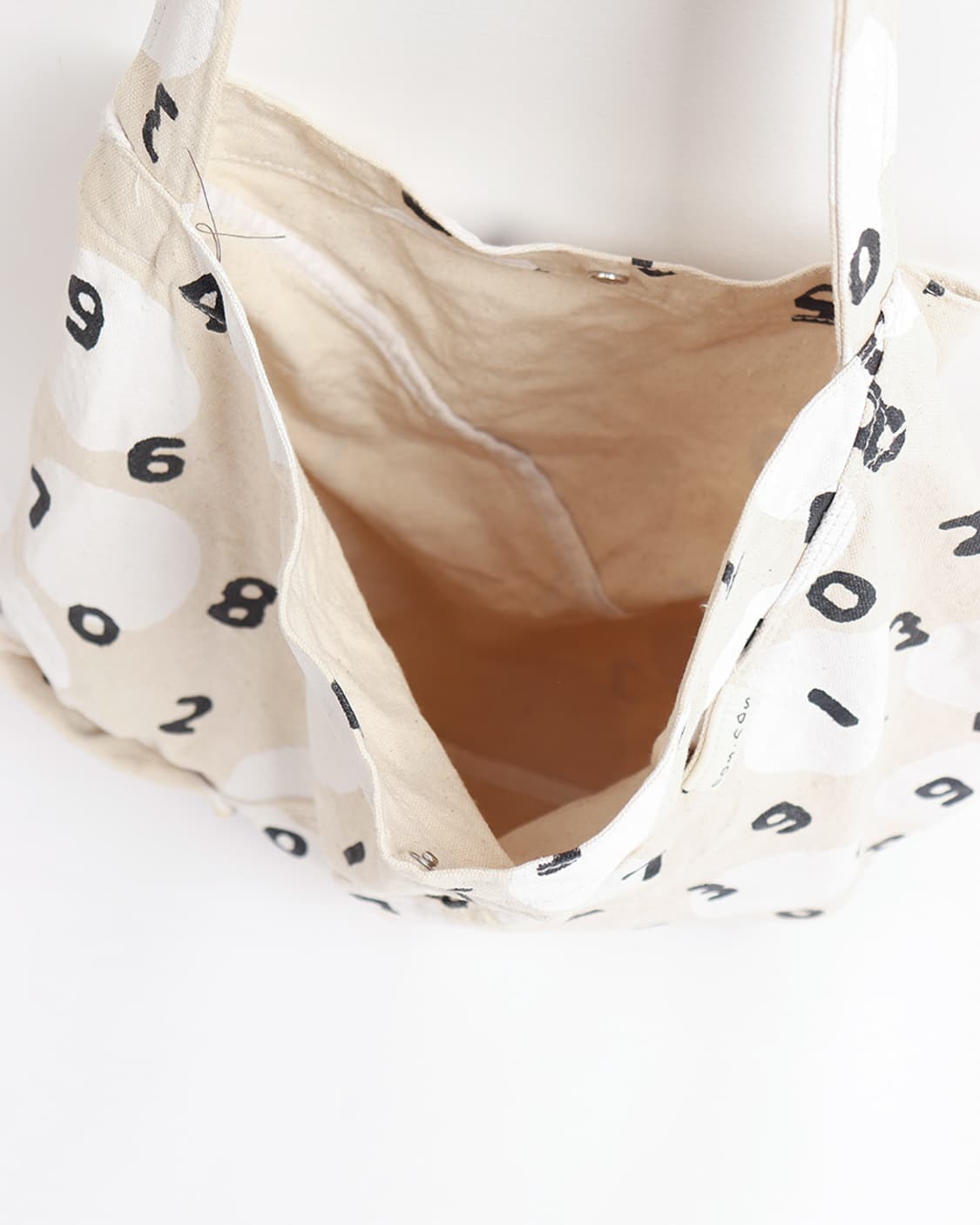 [SOU SOU] 넘버 도트 패턴 캔버스 숄더백 상품이미지6