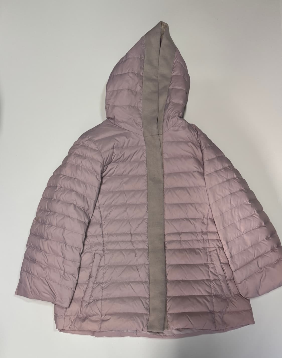 여성 손정완 SJWANI 구스다운 후드 경량패딩 66 핑크 상품이미지1