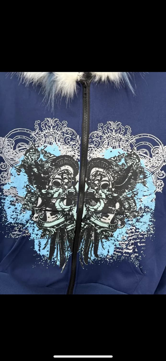 빈티지 레트로 y2k 하라주쿠 후드집업 H1298 상품이미지3