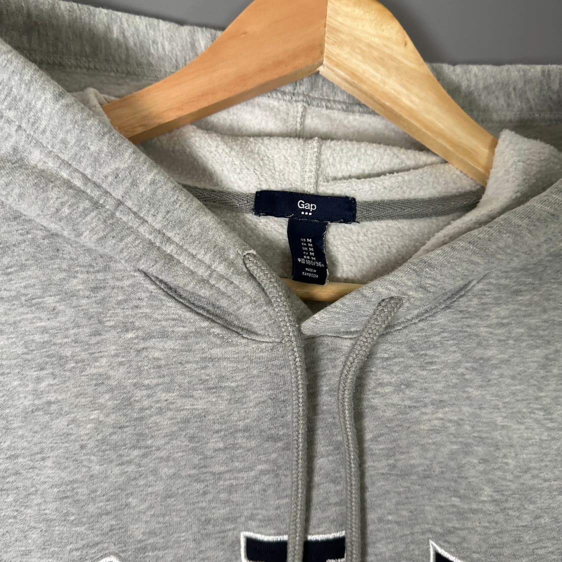 GAP 기모 후드티 그레이 M [013106] 상품이미지5