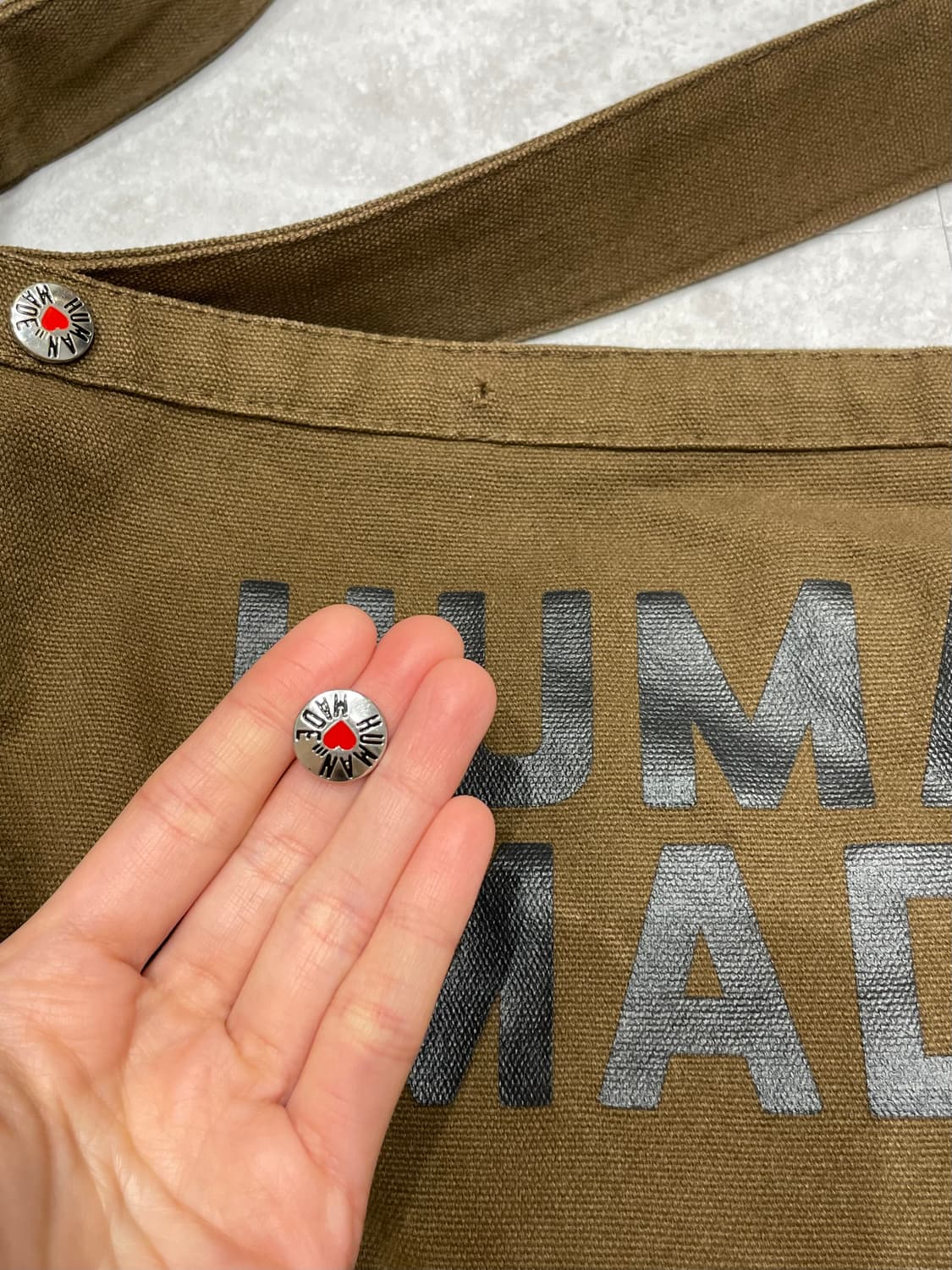 휴먼메이드 불독 페이퍼보이 백 가방 상품이미지4