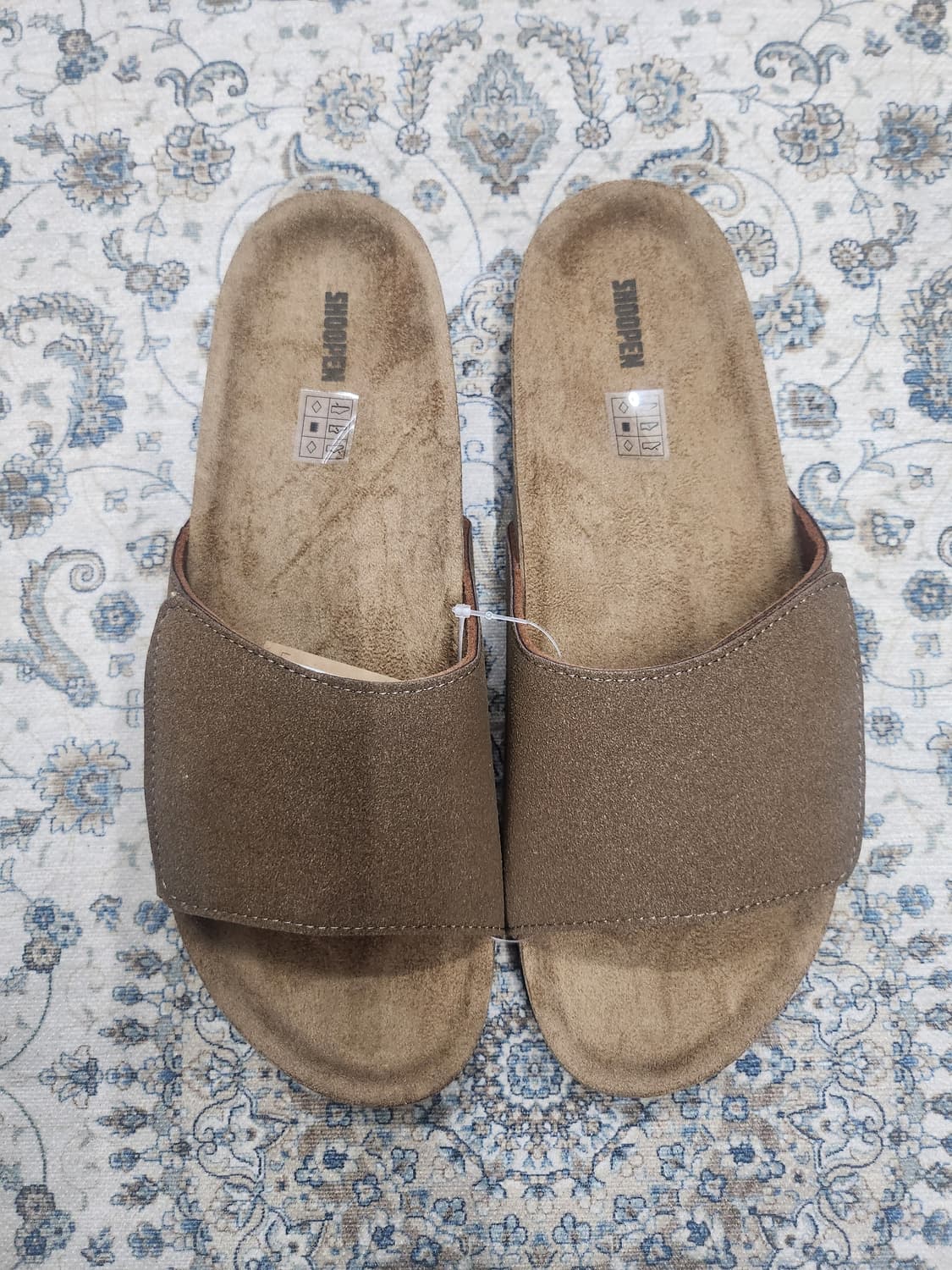 (새상품) 슈펜 스웨이드 슬리퍼 샌들 280mm 상품이미지2