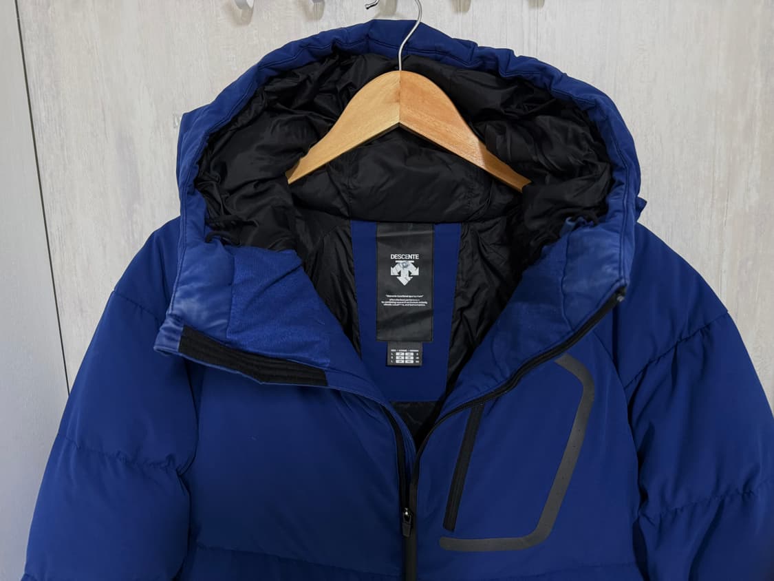 남성 100 / 데상트 덕다운 패딩 블루 상품이미지5