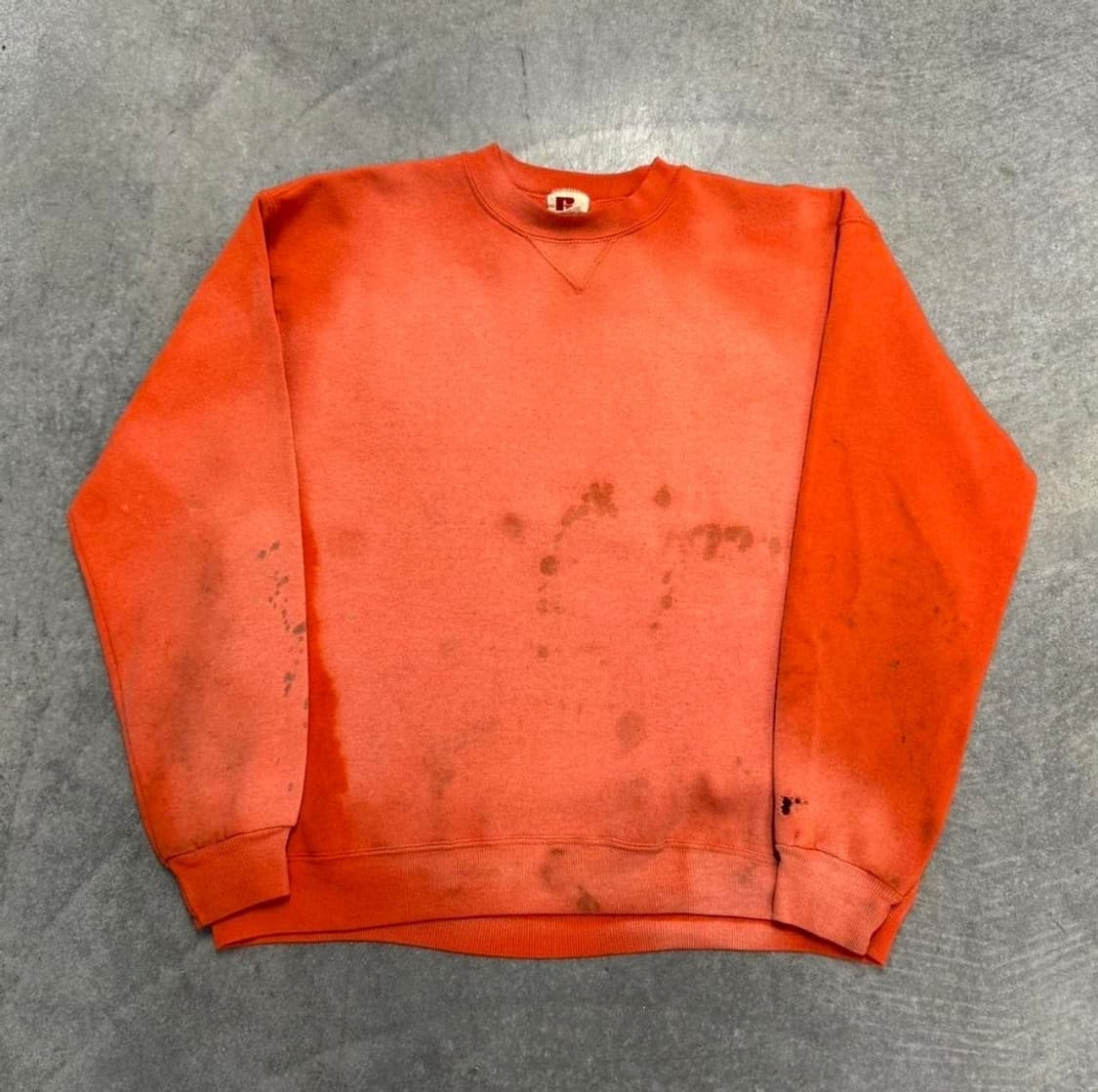 70s 빈티지 러셀 크루넥 선페이드 디스트레스드 상품이미지3