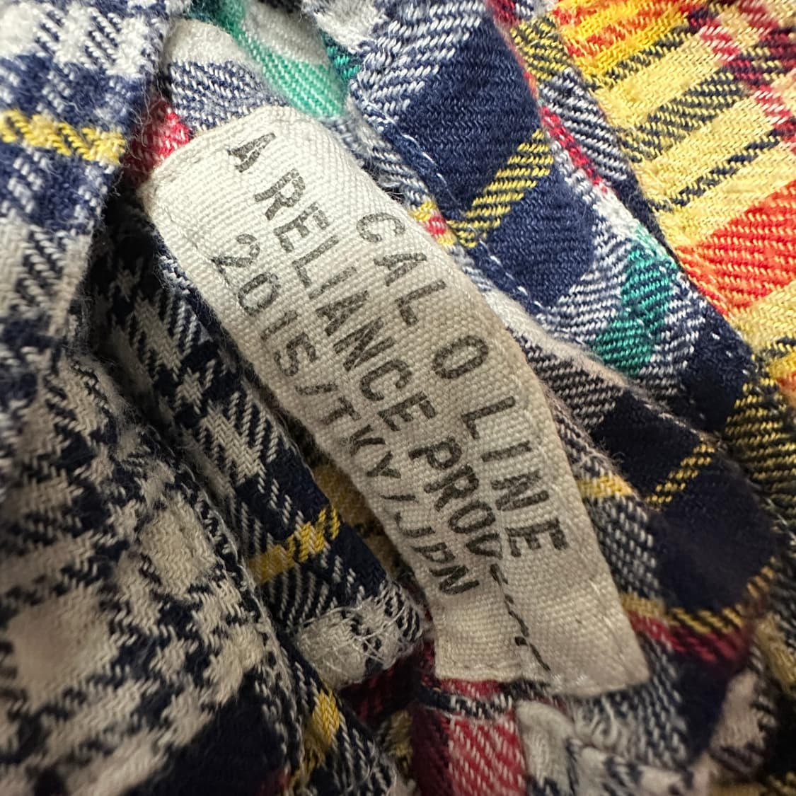 CAL O LINE japan made patchwork shirt 상품이미지3