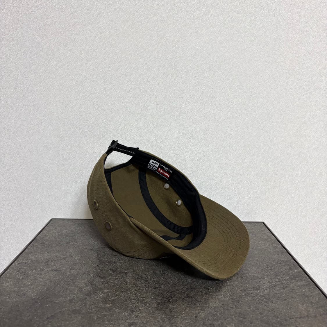 (OS) 슈프림 박스로고 캠프캡 모자 코듀라 올리브 카키 상품이미지7
