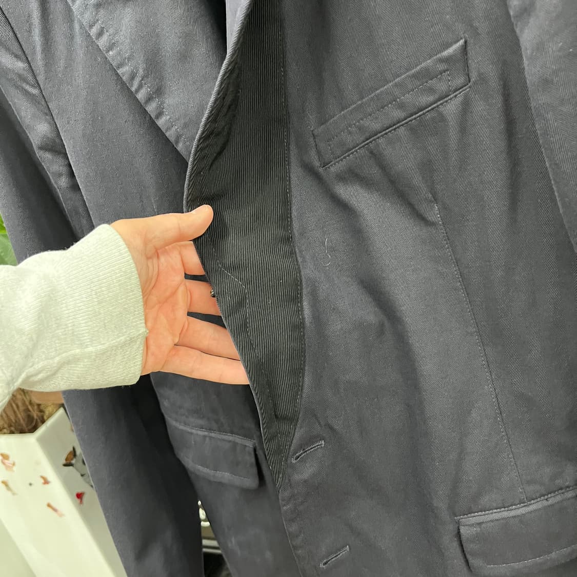 드리스반노튼 울/코튼 블레이져 48 상품이미지4