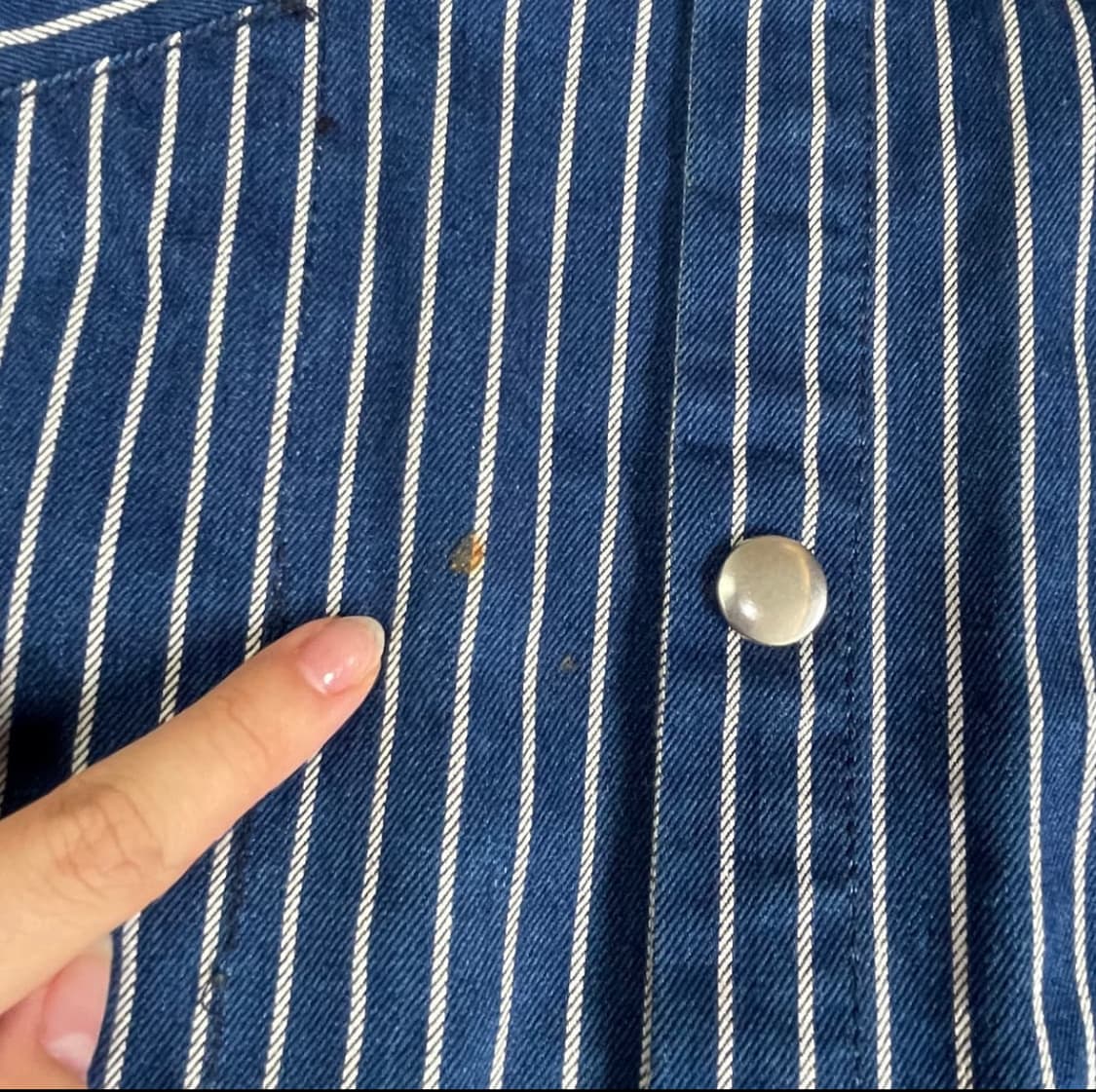 아웃스탠딩 스트라이프 워크자켓 M 상품이미지5