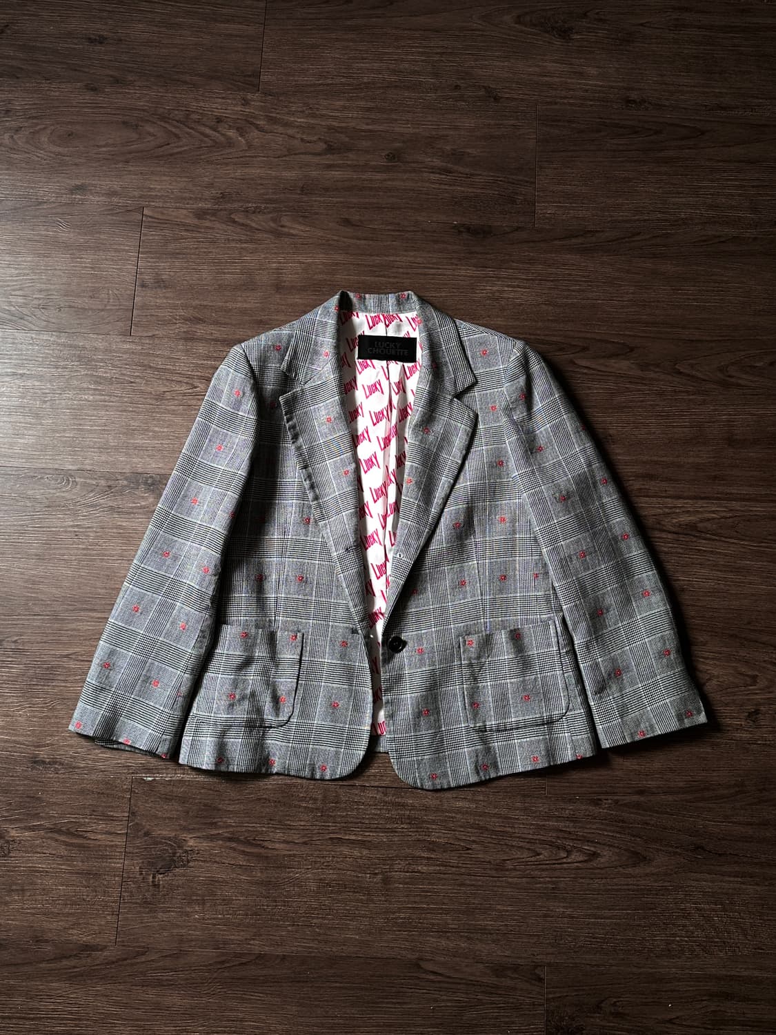 Lucky Chouette "C" 체크 플라워 자 상품이미지9