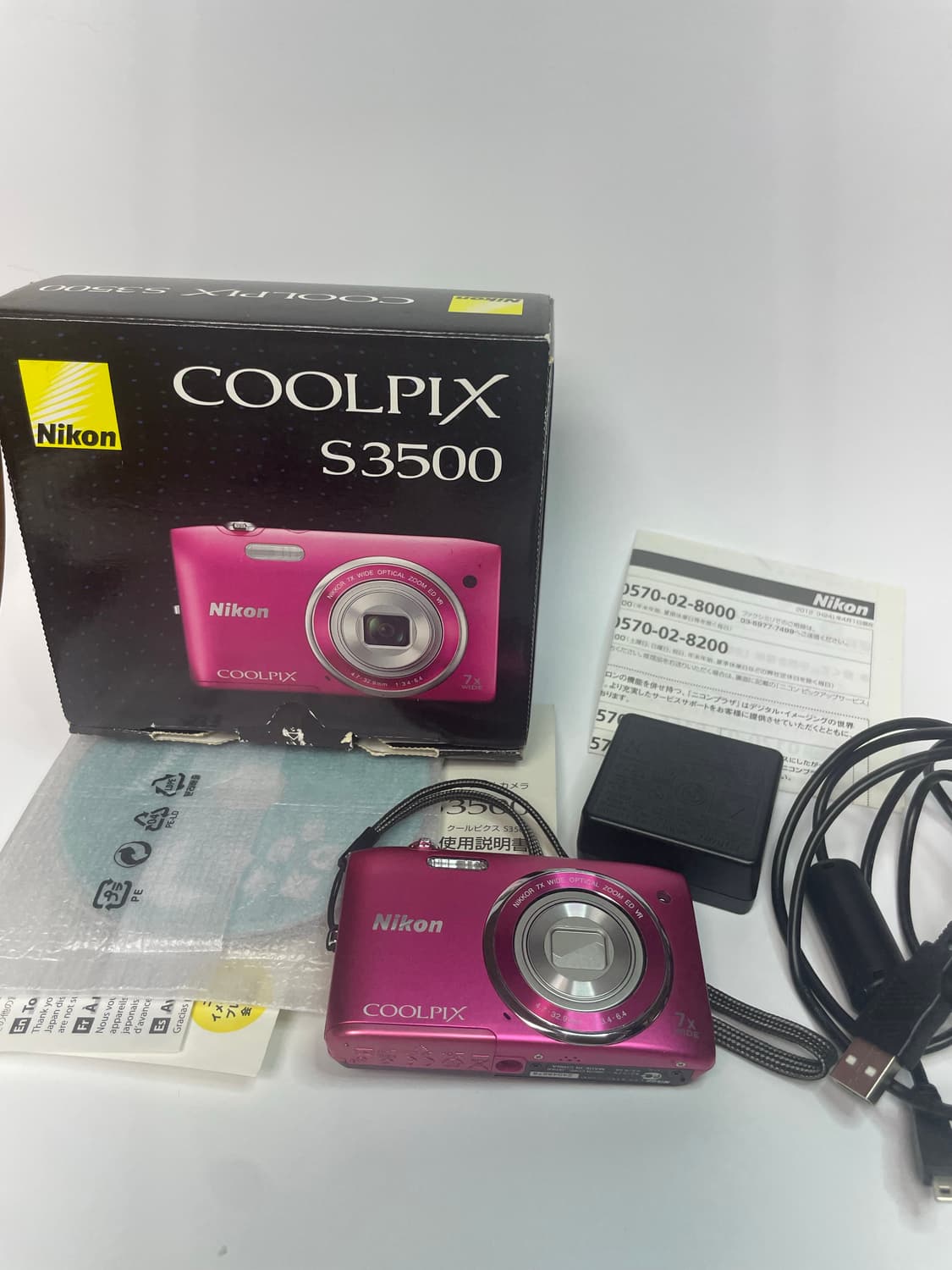 (민트급)니콘 쿨픽스 s3500 핑크 아이돌디카 상품이미지8