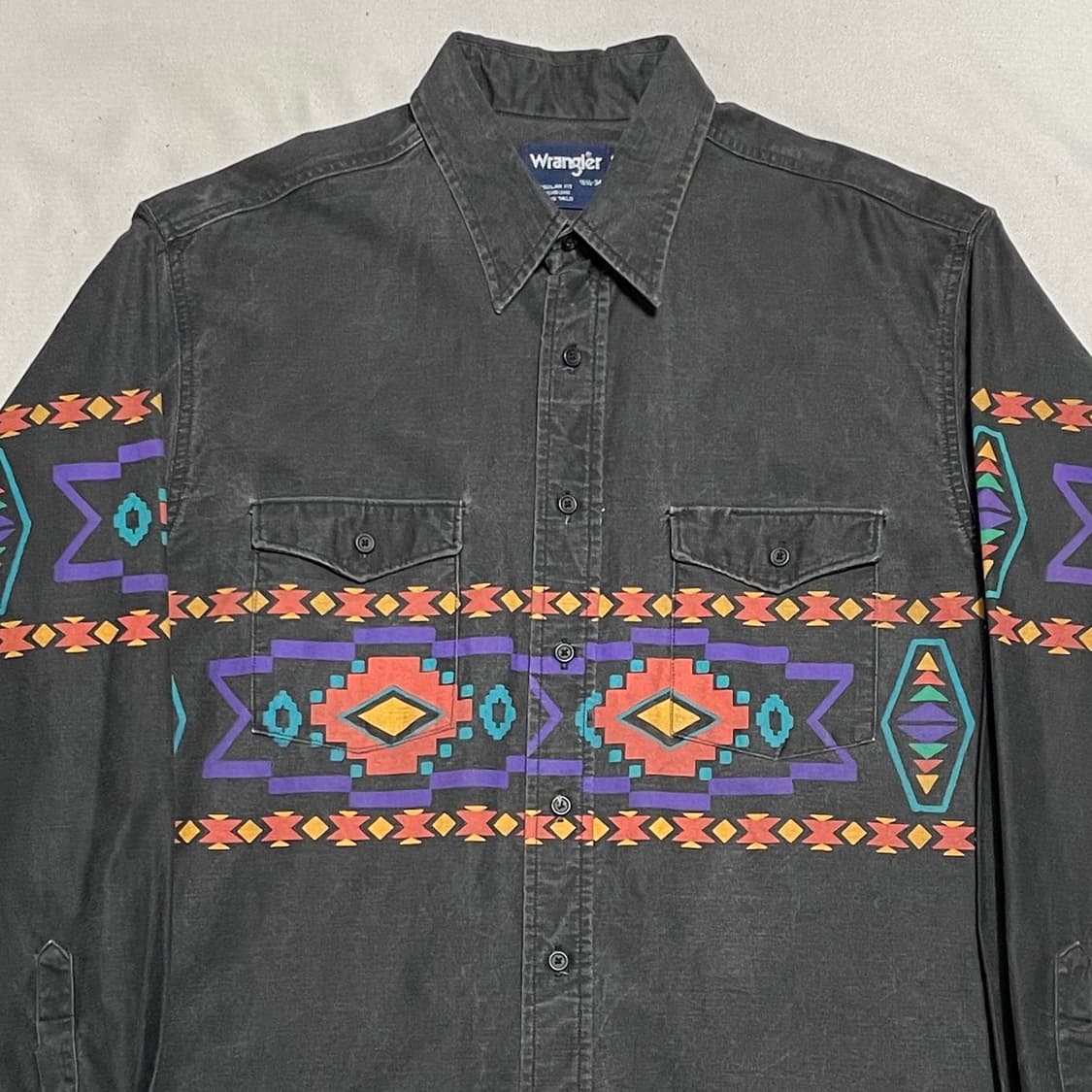 16 1/2-34 랭글러 USA 레귤러핏 웨스턴 셔츠 상품이미지1