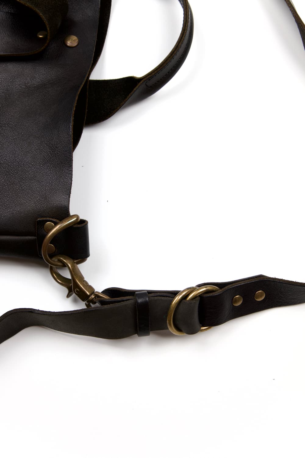 AMIACALVA X SHIPS 토치기 레더 2Way 토트백 블랙 상품이미지9