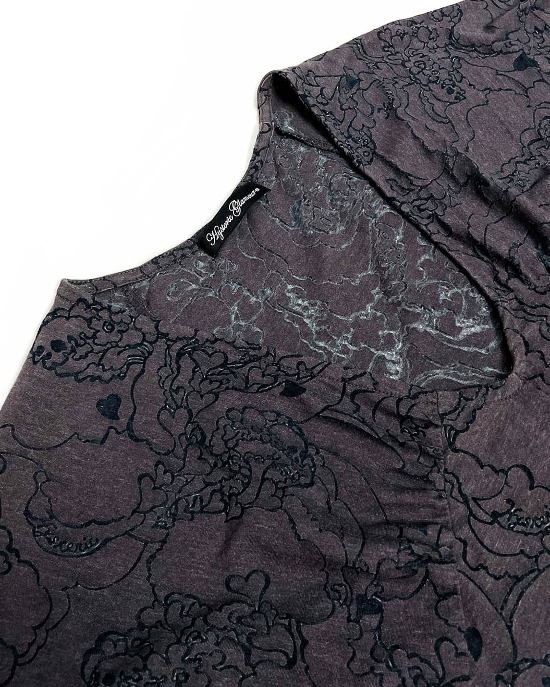 Hysteric Glamour 해골 시스루 티셔츠  상품이미지7
