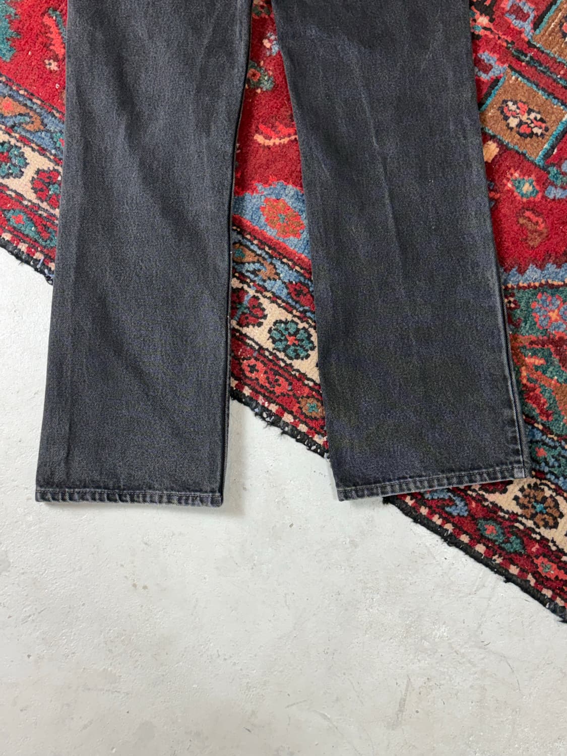 90's USA Made 빈티지 리바이스 517 오렌지탭 블랙 상품이미지8