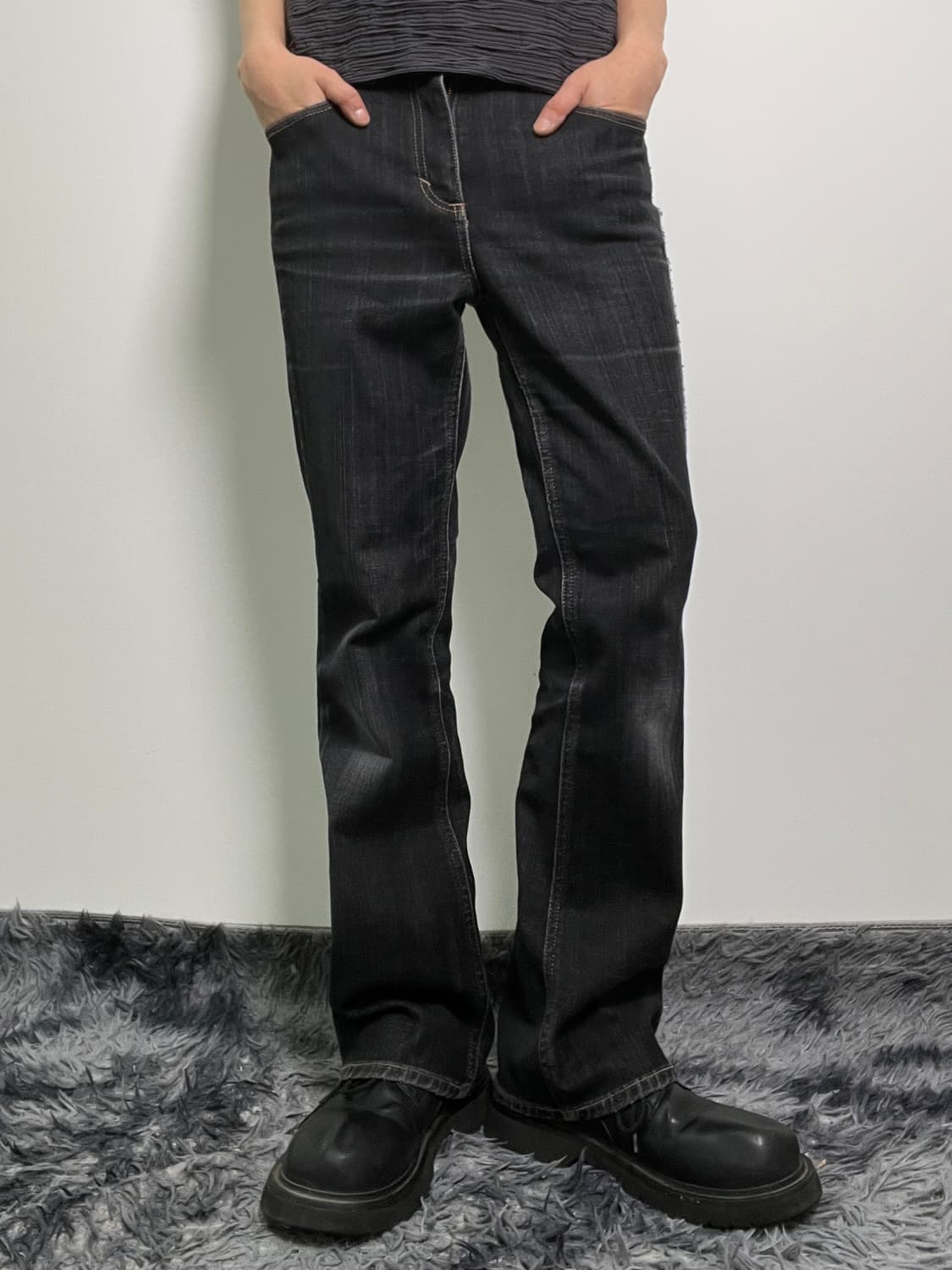 Edwin 에드윈 흑청 부츠컷 데님 팬츠 31 상품이미지3