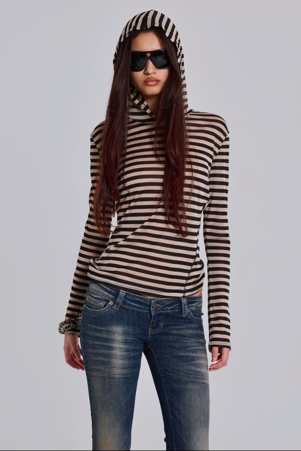 (구해요) jaded london stripe mist hoodie구해요 상품이미지1