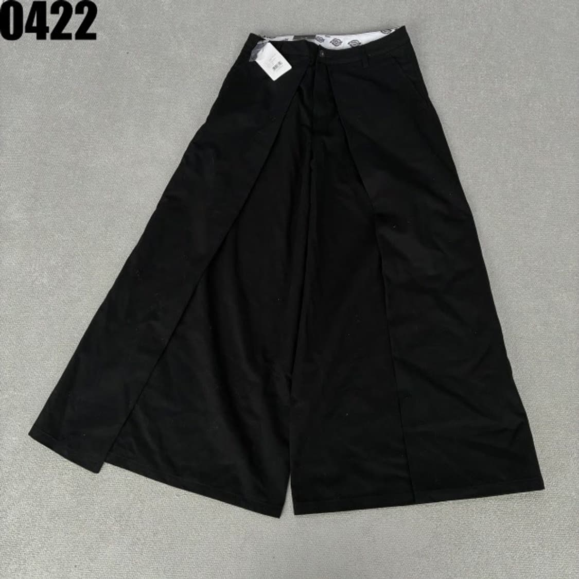 디키즈 플리츠 와이드 블랙 바지 28 새상품 상품이미지3