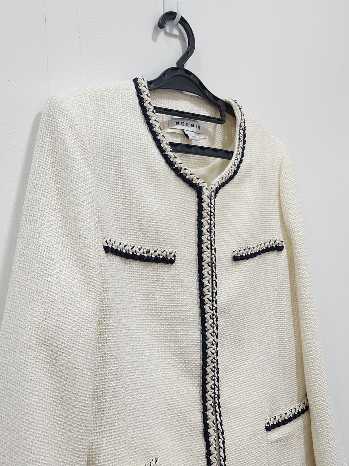 [77] 모르간 트위드 자켓 아이보리 여성 77 상품이미지10