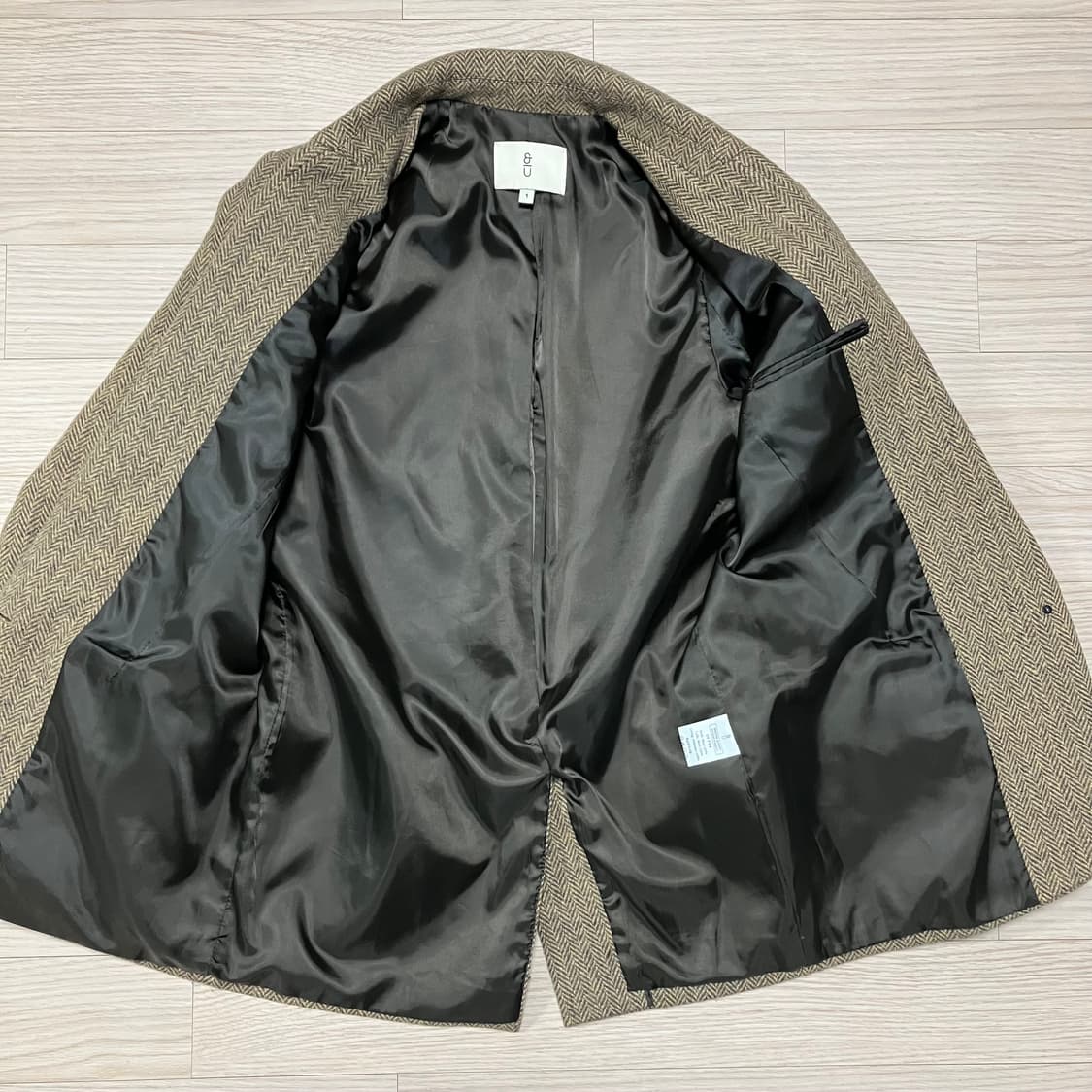 앤유 헤링본 울 자켓 (andyou) 상품이미지8