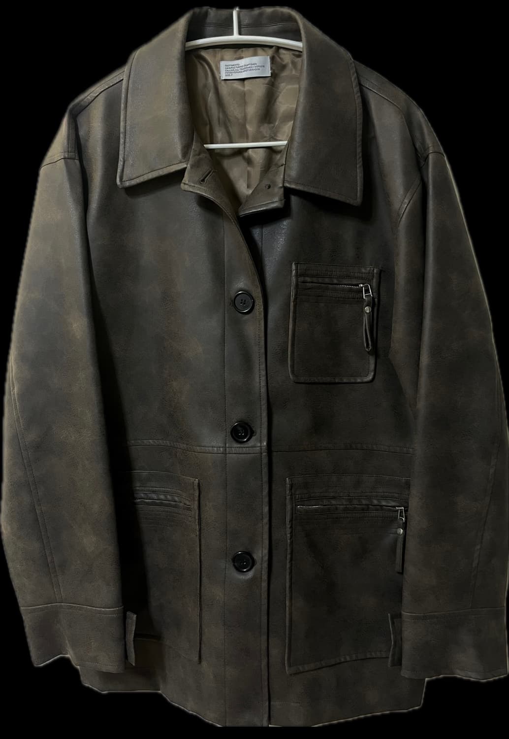 파르티멘토 우먼 가죽자켓 레더 코트 상품이미지6