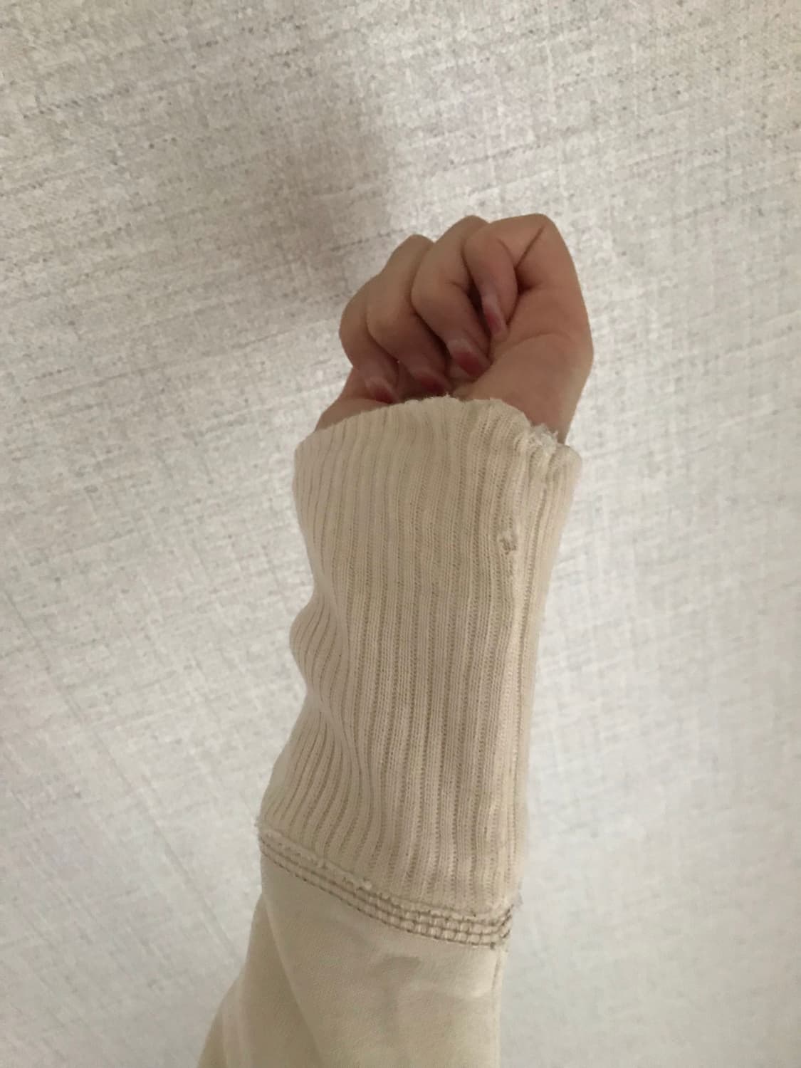 폴로 아이보리 울프죠 후드집업 상품이미지6