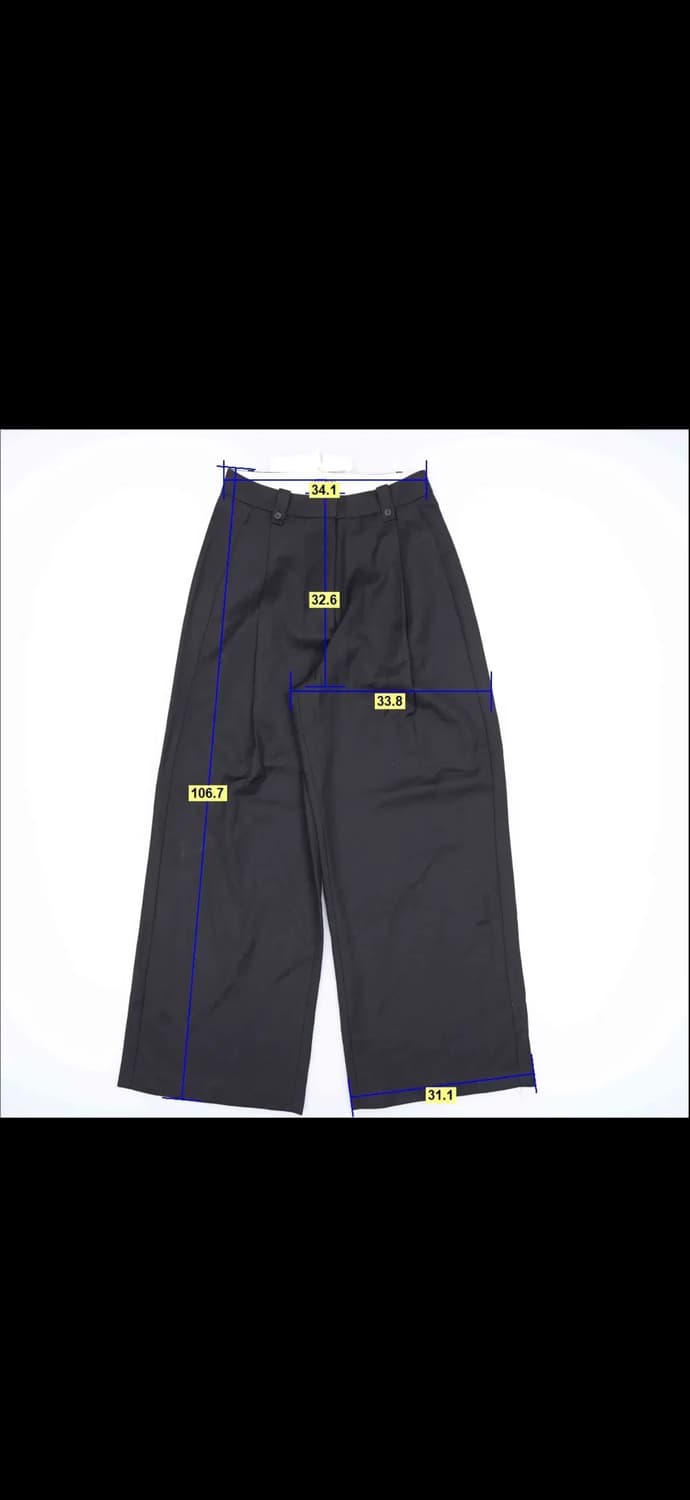 새상품 리프롬 여성 와이드 슬랙스 0105H2 상품이미지5