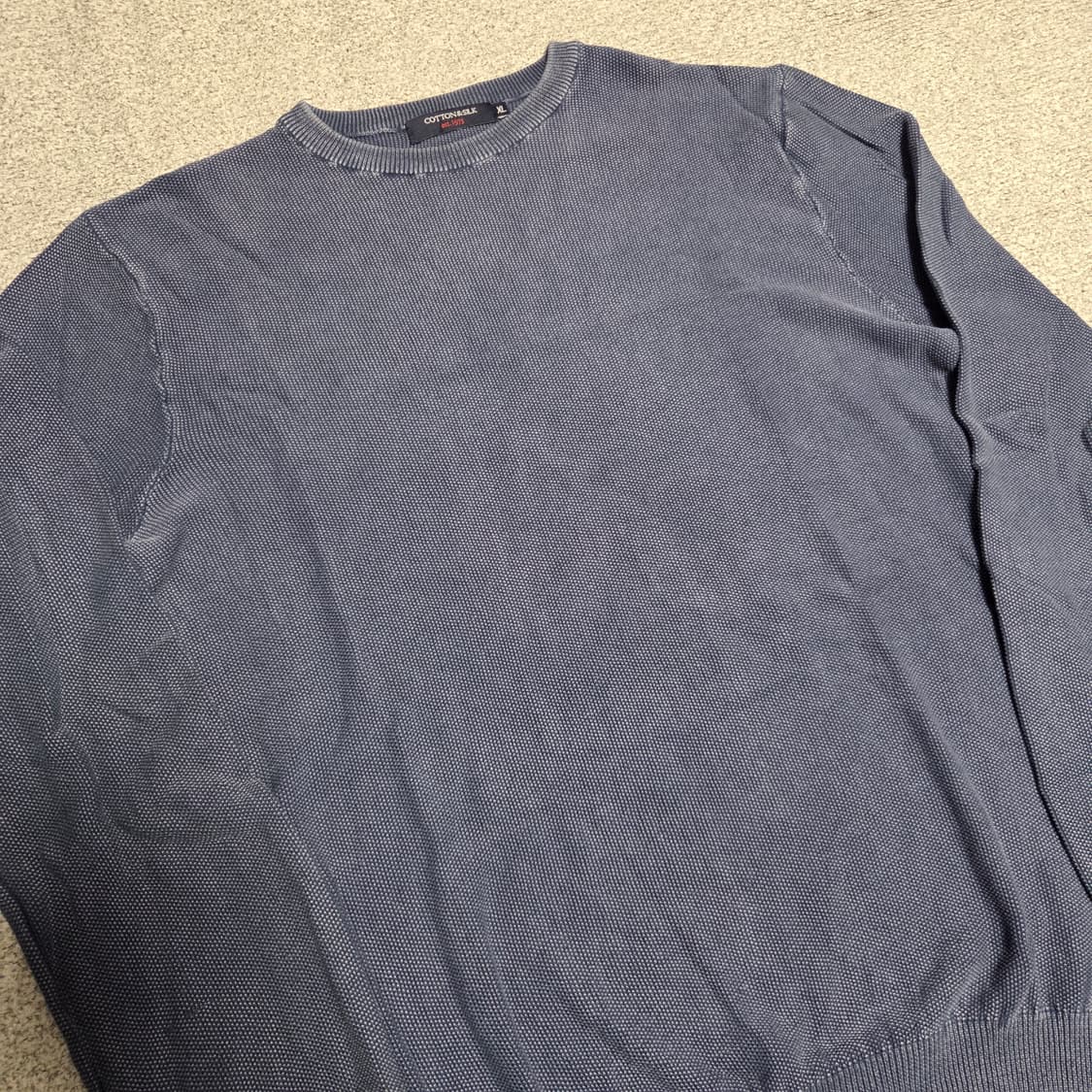 Cotton&Silk 피그먼트 니트 맨투맨 L(100) 상품이미지1