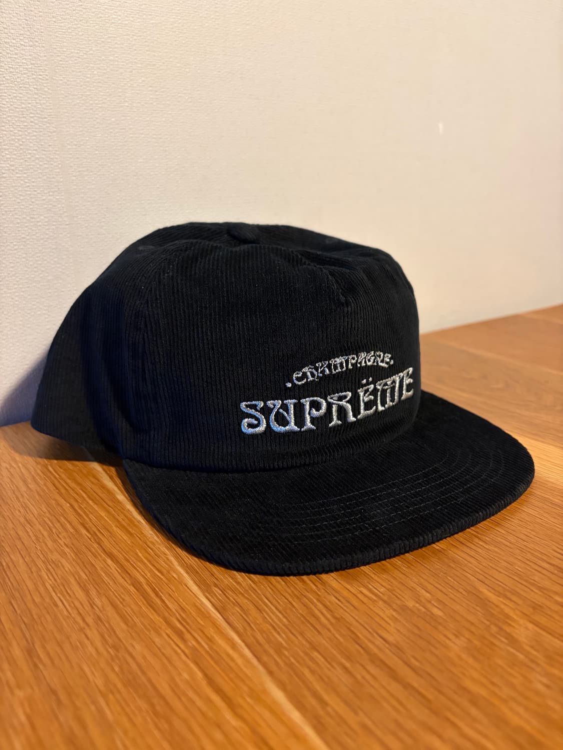 Supreme Champagne Corduroy 5-Panel Black 상품이미지1