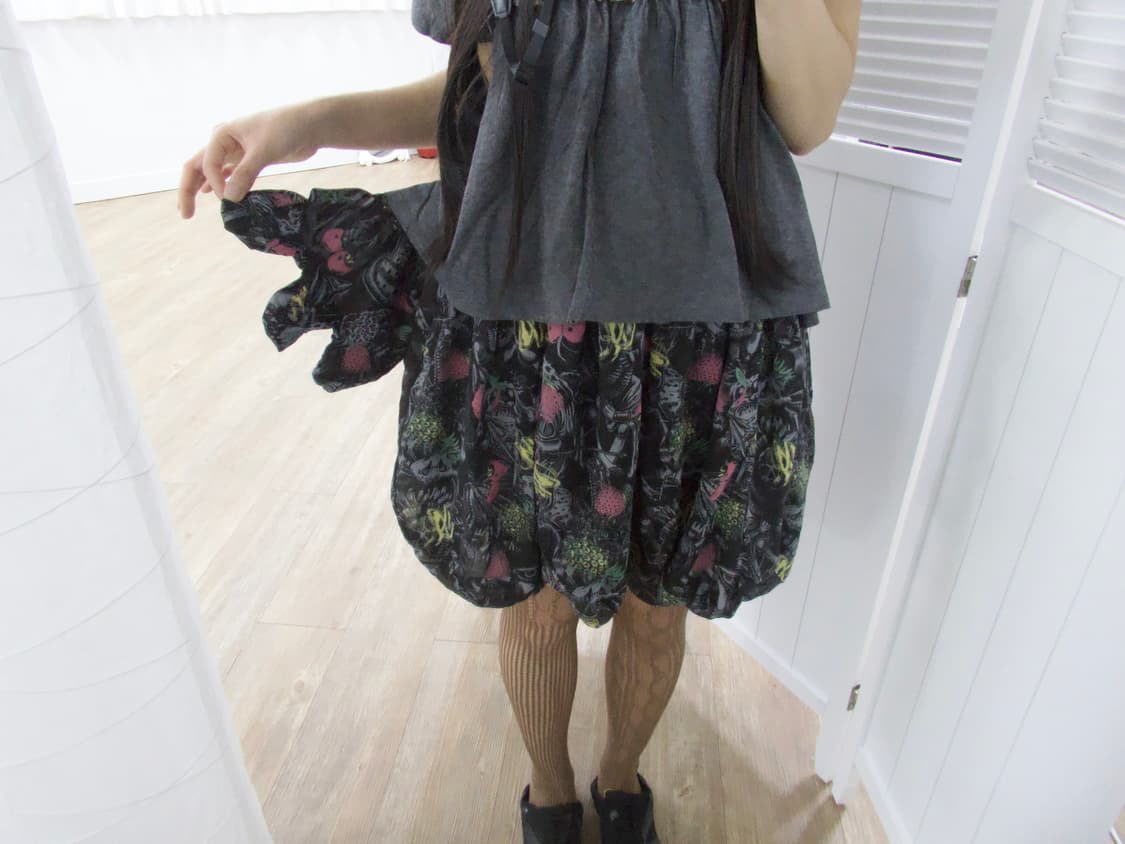 메르시보꾸 스트로베리 스커트 상품이미지3